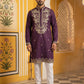 Purple Embroidered Cotton Blend Kurta Set ( 65KP P 5508Purple ) [FF] [B-12]