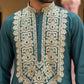 Ethnic Wear Cotton Blend Embroidered Kurta Set