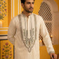 Cream Cotton Blend Ethnic Embroidered Kurta Set ( 65KP P 5516Cream ) [FF] [B-2]