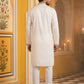 Cream Cotton Blend Ethnic Embroidered Kurta Set ( 65KP P 5516Cream ) [FF] [B-2]