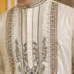 Cream Cotton Blend Ethnic Embroidered Kurta Set ( 65KP P 5516Cream ) [FF] [B-2]