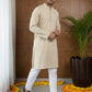 Woven Design Kurta Pyjama Set for Men ( 65KP P 5518Beige ) [FF] [H-8]
