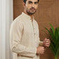 Woven Design Kurta Pyjama Set for Men ( 65KP P 5518Beige ) [FF] [H-8]