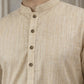 Woven Design Kurta Pyjama Set for Men ( 65KP P 5518Beige ) [FF] [H-8]