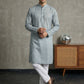 Foil Printed Cotton Blend Kurta Pyjama Set ( 65KP P 5523Blue ) [FF] [A-14]