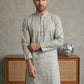 Foil Printed Cotton Blend Kurta Pyjama Set ( 65KP P 5523Off-White ) [FF] [A-14]