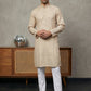 Foil Printed Cotton Blend Kurta Pyjama Set ( 65KP P 5523Peach ) [FF] [A-14]