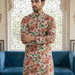 Paisley Floral Printed Kurta Pyjama Set ( 65KP P 5524Multi )
