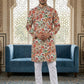 Paisley Floral Printed Kurta Pyjama Set ( 65KP P 5524Multi )