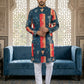 Geometric Printed Kurta Pyjama Set ( 65KP P 5524Navy )