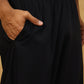 Men’s Ethnic Viscose Rayon Kurta Set with Front Placket ( 65KP 5527Black )