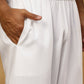 Men’s Ethnic Viscose Rayon Kurta Set with Front Placket ( 65KP 5527White )
