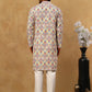 Men’s Printed & Embroidered Kurta Set ( 65KP P 5529Multi )