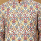 Men’s Printed & Embroidered Kurta Set ( 65KP P 5529Multi )