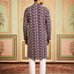 Floral Embroidered Viscose Rayon Kurta Set ( 65KP P 5533Purple )