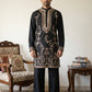 Men’s Japanese Fabric Embroidered Kurta with Korean Pants