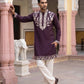 Premium Japanese Fabric Embroidered Kurta with Korean Pants