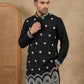 Imported Japanese Embroidered Kurta Set ( 65KP 5547Black )