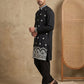 Imported Japanese Embroidered Kurta Set ( 65KP 5547Black )