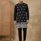 Imported Japanese Embroidered Kurta Set ( 65KP 5547Black )