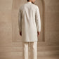 Cotton Blend Floral Embroidered Kurta Set