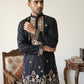 Cotton Blend Floral Embroidered Kurta Set
