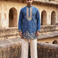 Cotton Blend Floral Embroidered Kurta Set