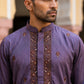 Men's Cotton Blend Embroidered Kurta with Korean Pants