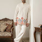 Men's Floral Printed Kurta with Korean Pants