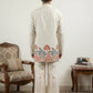 Men's Floral Printed Kurta with Korean Pants