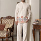 Men's Floral Printed Kurta with Korean Pants