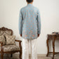 Men's Floral Printed & Thread Work Kurta with Korean Pants