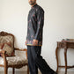 Men's Floral Printed Kurta with Korean Pants