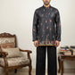 Men's Floral Printed Kurta with Korean Pants