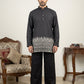 Men's Ethnic Printed & Thread Work Kurta with Korean Pants