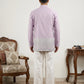 Men's Ethnic Printed & Thread Work Kurta with Korean Pants