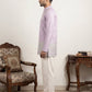 Men's Ethnic Printed & Thread Work Kurta with Korean Pants
