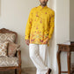 Premium Cotton Blend Printed Ethnic Kurta with Korean Pants
