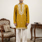 Japanese Fabric Embroidered Ethnic Kurta with Korean Pants