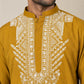 Japanese Fabric Embroidered Ethnic Kurta with Korean Pants