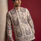 Cotton Blend Ethnic Printed Kurta with Korean Pants ( 65KP PJ11B 5573Beige ) [FF] [H-6(A-1-2-3-4)]