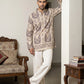 Cotton Blend Ethnic Printed Kurta with Korean Pants