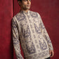 Cotton Blend Ethnic Printed Kurta with Korean Pants ( 65KP PJ11B 5573Beige ) [FF] [H-6(A-1-2-3-4)]