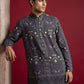Cotton Blend Ethnic Printed Kurta with Korean Pants ( 65KP PJ11B 5573Purple ) [FF] [H-6(A-1-2-3-4)]