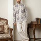Cotton Blend Ethnic Printed Kurta with Korean Pants
