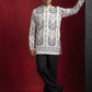 Cotton Blend Ethnic Printed Kurta with Korean Pants ( 65KP PJ11B 5573White ) [FF] [H-6(A-1-2-3-4)]