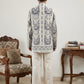 Cotton Blend Ethnic Printed Kurta with Korean Pants