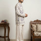 Cotton Blend Ethnic Printed Kurta with Korean Pants