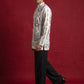 Cotton Blend Ethnic Printed Kurta with Korean Pants ( 65KP PJ11B 5573White ) [FF] [H-6(A-1-2-3-4)]