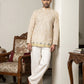 Men's Traditional Printed Kurta with Korean Pants Set